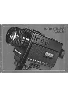 Bolex 580 manual. Camera Instructions.